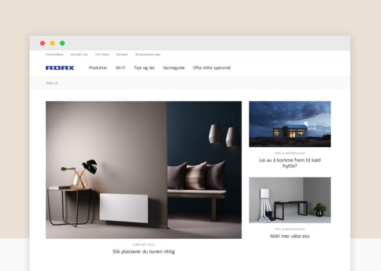 Adax has a new webpage!
